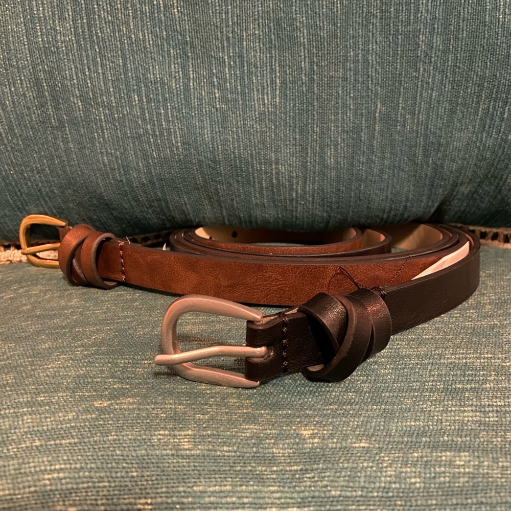 NWOT Thin Belts from Target